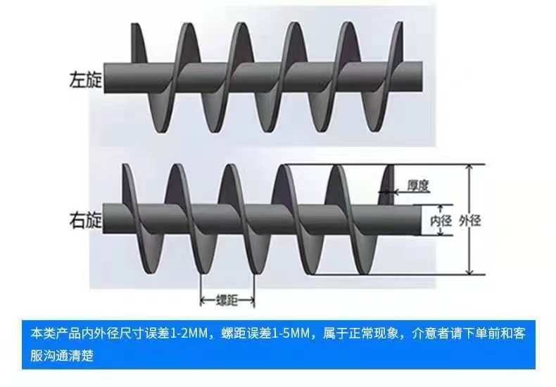 南京市不锈钢螺旋叶片无轴螺旋叶片 - 哪里好